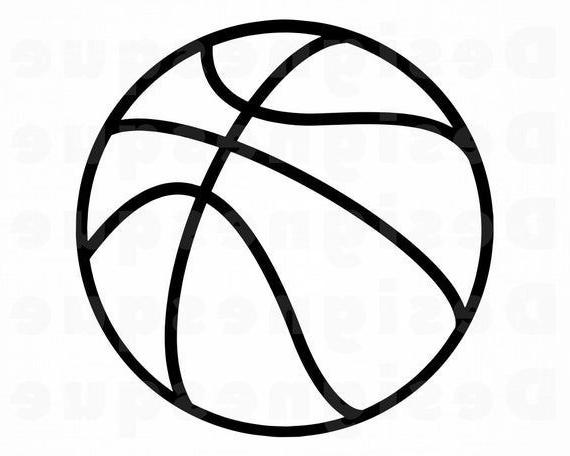Clipart of a basketball 